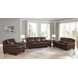 Ironvale Chestnut Top Grain Leather Sofa