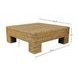 Makai Natural Square Coffee Table