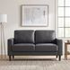Malcolm Dark Gray Loveseat