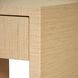 Malcolm Natural Grasscloth Rectangular 1 Drawer Side Table