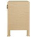 Malcolm Natural Grasscloth Rectangular 1 Drawer Side Table
