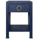 Malcolm Textured Navy Rectangular 1 Drawer Side Table