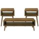 Zuma Brown 3 Piece Occasional Table Set