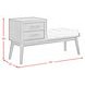 Zuma Gray Upholstered Bench