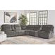 Alpine Airy Midnight 7 Piece Modular Power Reclining Sectional