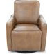 Mara Fresco Honey Leather Zero Wall Swivel Power Recliner