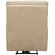 Marah Cashmere Stone Leather Big and Tall Power Recliner with USB Charging