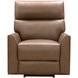 Marah Cashmere Taupe Leather Big and Tall Power Recliner with USB Charging