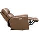 Marah Cashmere Taupe Leather Big and Tall Power Recliner with USB Charging