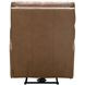 Marah Cashmere Taupe Leather Big and Tall Power Recliner with USB Charging