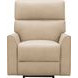 Marah Cashmere Stone Leather Triple Power Recliner with USB Charging