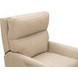 Marah Cashmere Stone Leather Triple Power Recliner with USB Charging