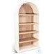 Golden Hearth White 42" Logan Arched Bookcase
