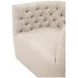 Marcel Beige Upholstered Swivel Club Chair