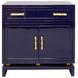 Marcus Black Navy Lacquer 2 Door Cabinet
