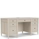 Maren White Sand Executive Desk