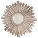 Margeaux Silver Leaf Sunburst Wall Mirror
