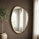 Margot Warm Gold Bronze Free Form Wall Mirror