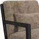 Freya Langley Cocoa Upholstered Chair with Kidney Pillow