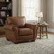 Maverick Cinnamon Top Grain Leather Living Room Chair