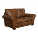 Maverick Cinnamon 67" Top Grain Leather Loveseat