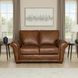 Maverick Cinnamon 67" Top Grain Leather Loveseat
