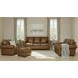 Maverick Cinnamon Square Top Grain Leather Ottoman