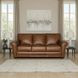 Maverick Cinnamon 88" Top Grain Leather Sofa