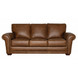 Maverick Cinnamon 88" Top Grain Leather Sofa