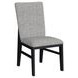 Megan Gray Upholstered Dining Side Chair Set of 2