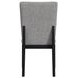 Megan Gray Upholstered Dining Side Chair Set of 2