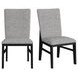 Megan Gray Upholstered Dining Side Chair Set of 2