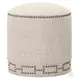 Marlow Performance Bisque French Linen Ottoman