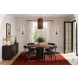 Marlow Black and Brown Wood Round Dining Room Set
