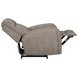 Mighty Buffy Taupe Rocker Heat Massage Power Recliner with LED and USB Charging