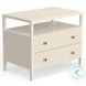 Marsha Coconut Milk 2 Drawer Nightstand