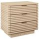 Mateo Light Cerused Oak Rectangular Side Table
