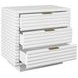 Mateo White Rectangular Side Table