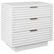 Mateo White Rectangular Side Table