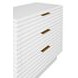 Mateo White Rectangular Side Table
