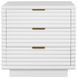Mateo White Rectangular Side Table