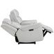 Atlantis Whisper Ivory Zero Gravity Power Reclining Console Loveseat With Power Headrest