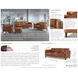 Kona Nutmeg Leather 88" Sofa