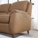 Austin Caramel Cream Leather 86" Power Reclining Sofa
