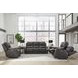 Alpine Autumn Fog Leather Zero Gravity Power Reclining with USB Charging Living Room Set