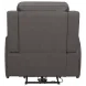 Belmont Autumn Fog Leather Zero Gravity Power Reclining with  USB Charging Living Room Set