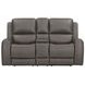 Alpine Autumn Fog Leather Zero Gravity Power Reclining with USB Charging Living Room Set