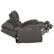 Belmont Autumn Fog Leather Zero Gravity Power Reclining with  USB Charging Living Room Set