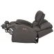 Belmont Autumn Fog Leather Zero Gravity Power Reclining with  USB Charging Living Room Set