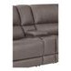 Alpine Autumn Fog Leather 7 Piece Zero Gravity Modular Power Reclining Sectional with USB Charging